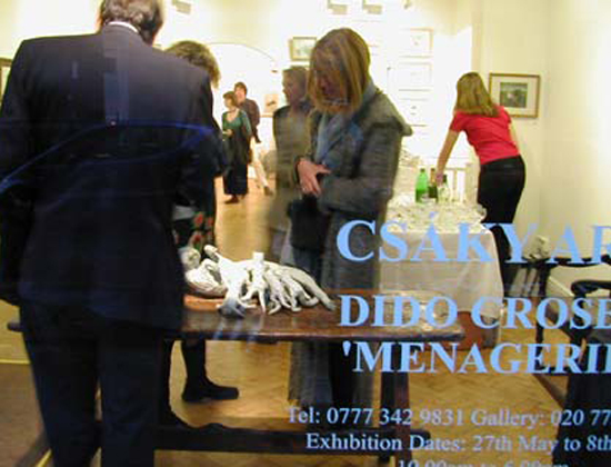 'Menagerie' at Csaky Art, Cork Street, London 2002